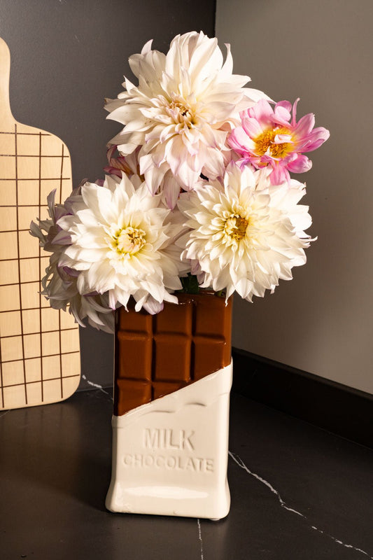 Jarrón Diseño Tableta De Chocolate Cristina Oria