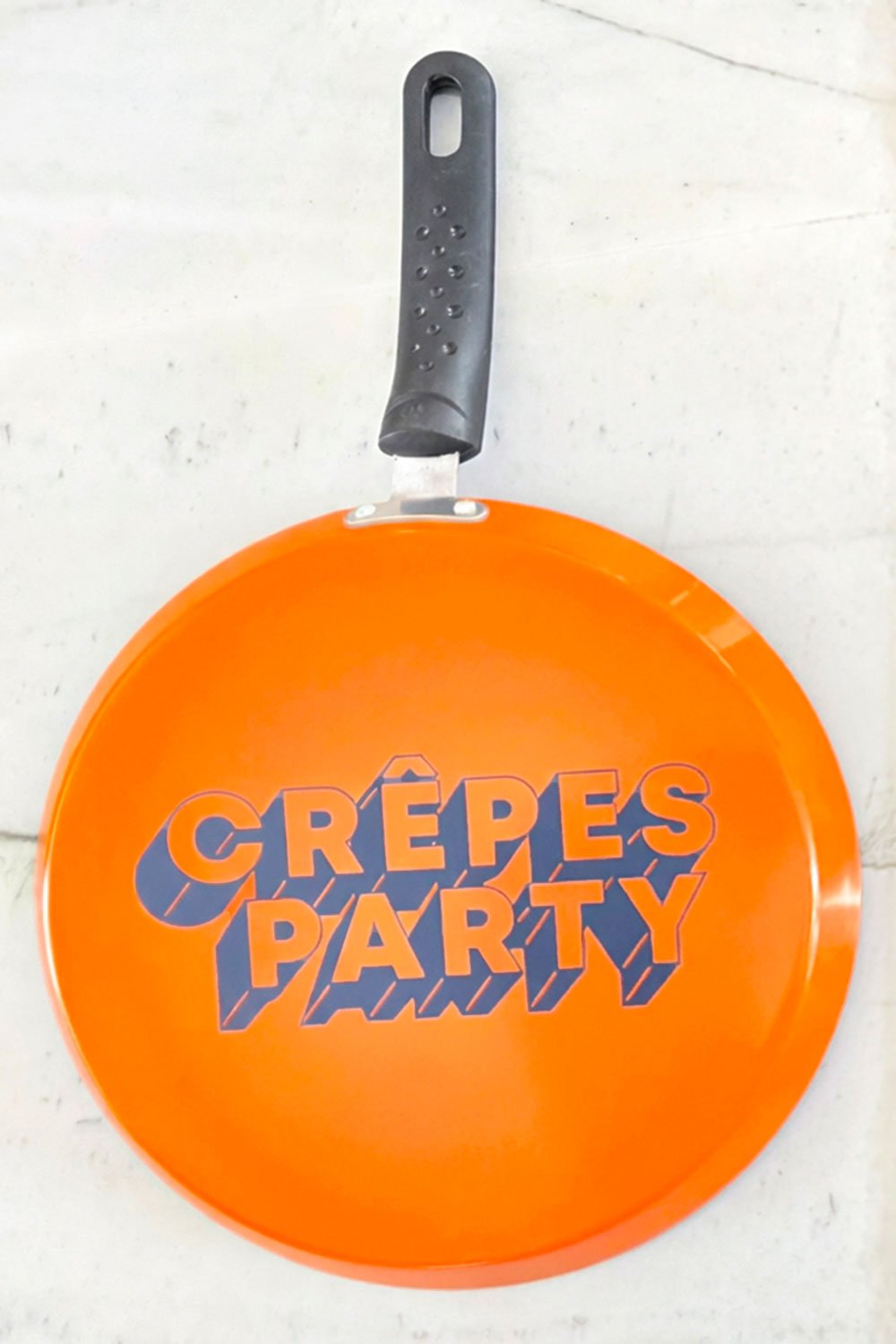 Detalle Sartén Especial Para Crêpes Naranja Cristina Oria