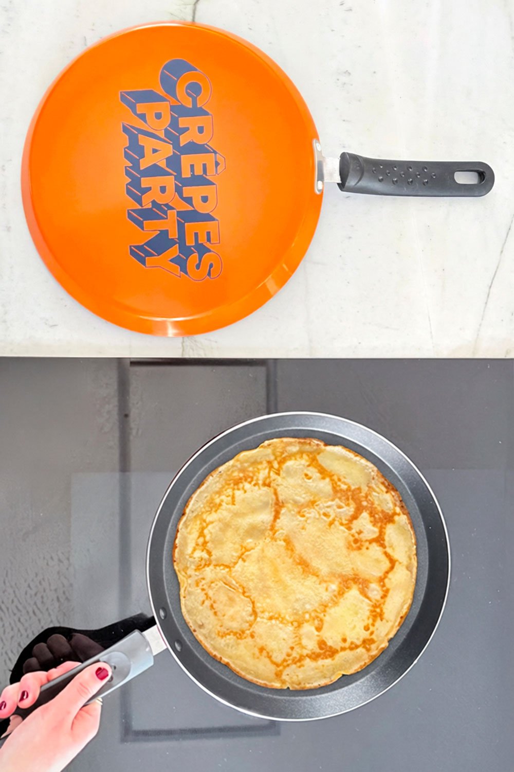 Sartén Especial Para Crêpes Naranja Cristina Oria