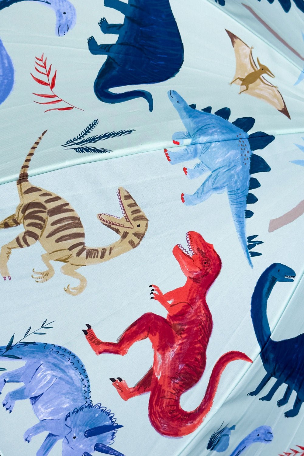 Detalle Diseño Paraguas Infantil Diseño Dinosaurios Cristina Oria 