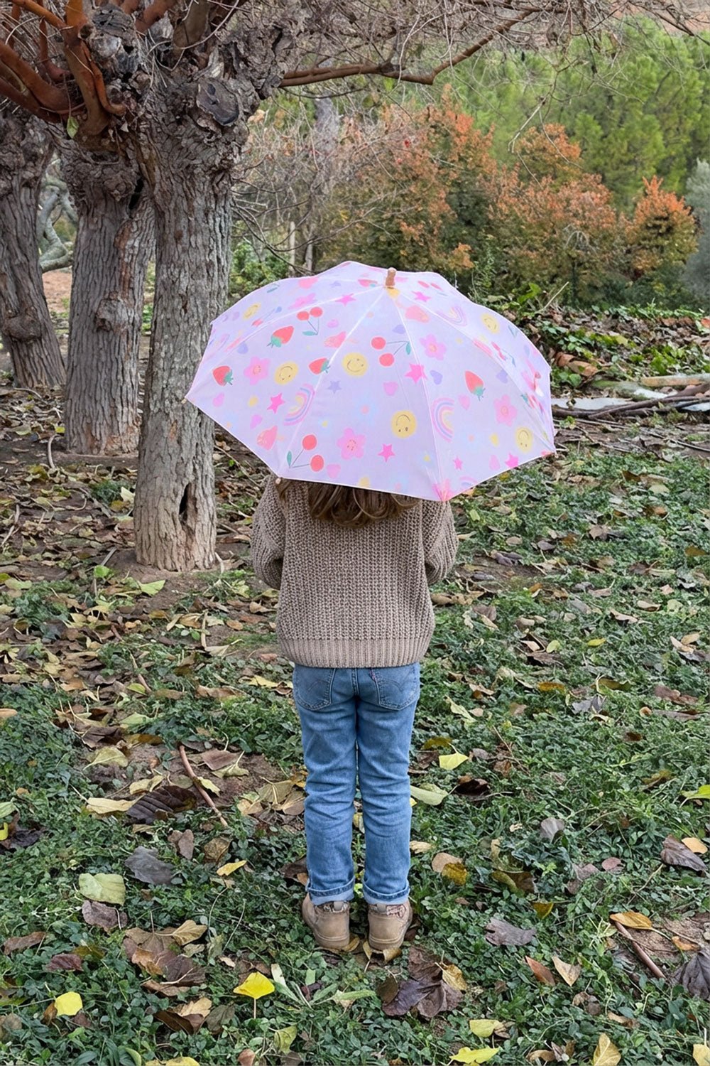 Paraguas Infantil Diseño Figuras Coloridas Cristina Oria 