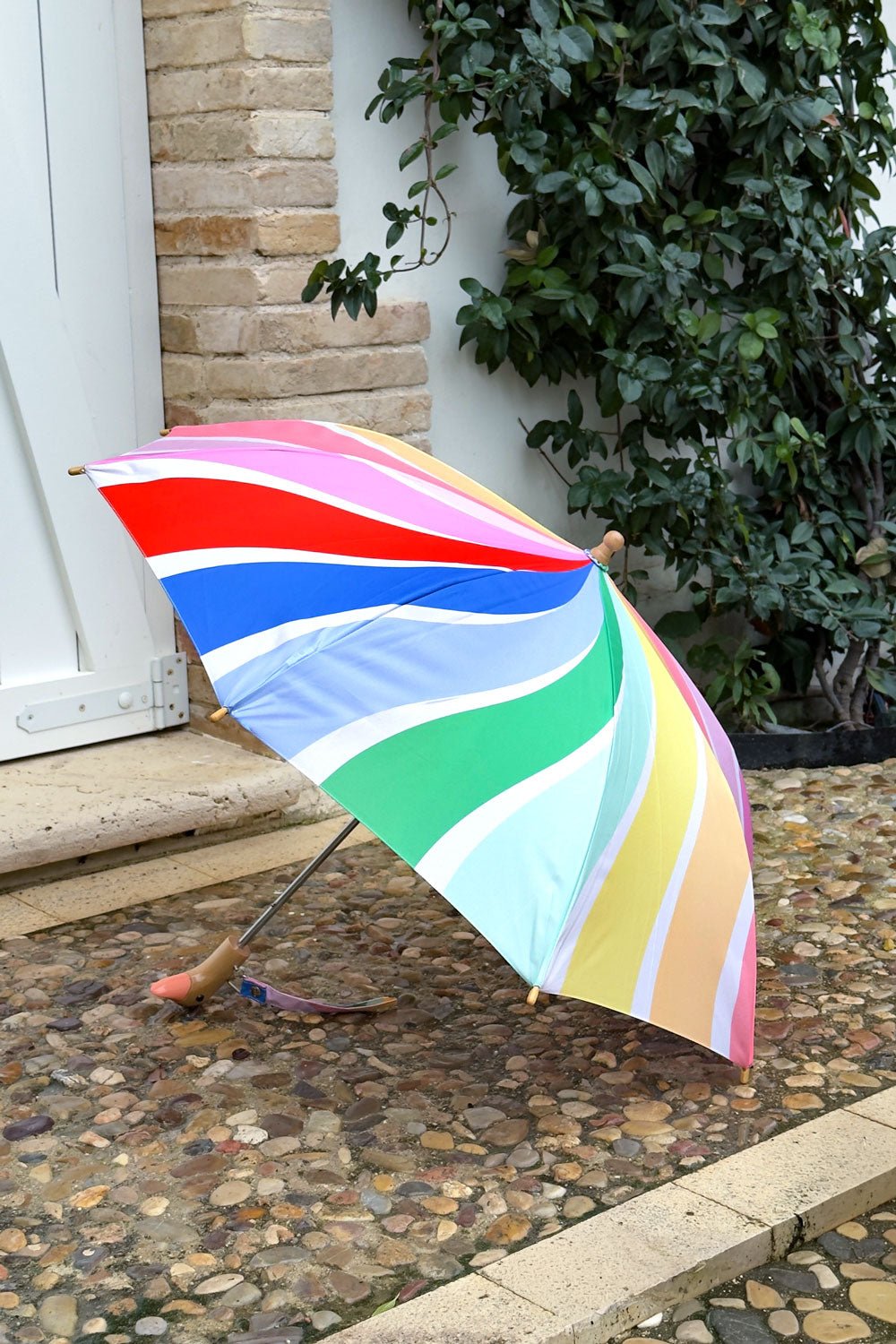 Detalle Paraguas Infantil Diseño Arcoíris Cristina Oria 