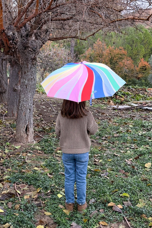 Paraguas Infantil Diseño Arcoíris Cristina Oria 