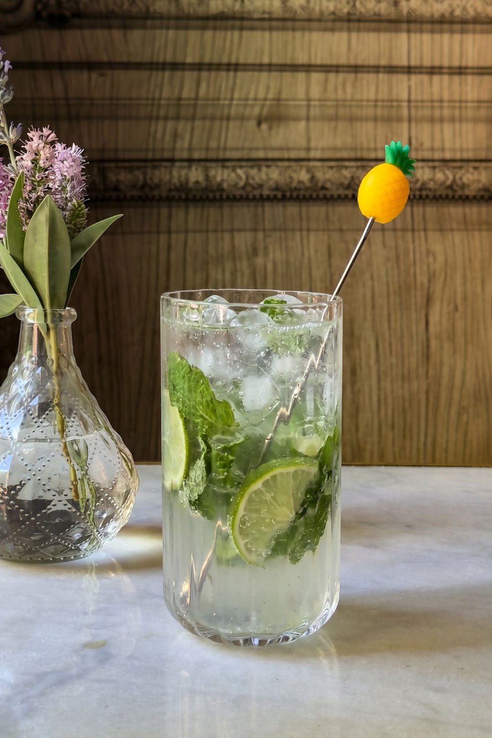 Detalles Piña Set 4 Agitadores Cóctel Diseño Frutas Cristina Oria