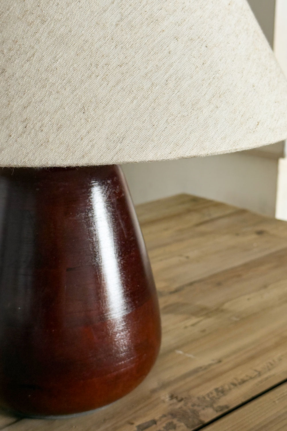 Sin Luz Lámpara De Mesa Diseño Madera Cristina Oria