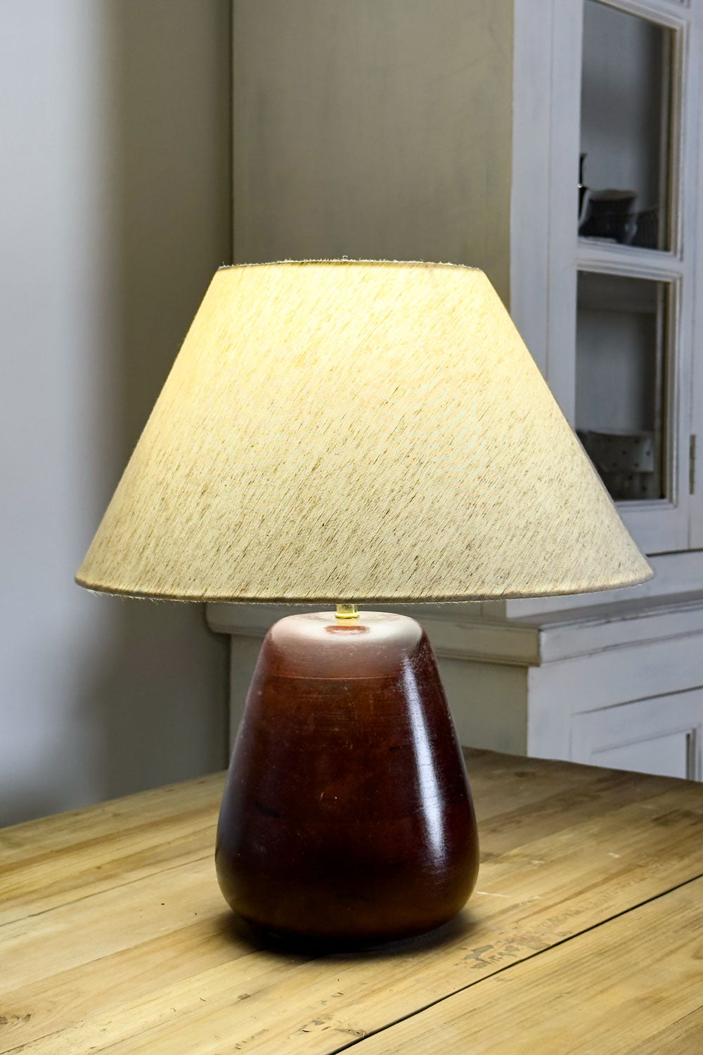 Lámpara De Mesa Diseño Madera Cristina Oria