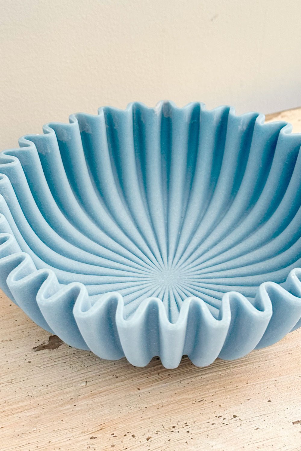 Centro De Mesa De Resina Diseño Ondas