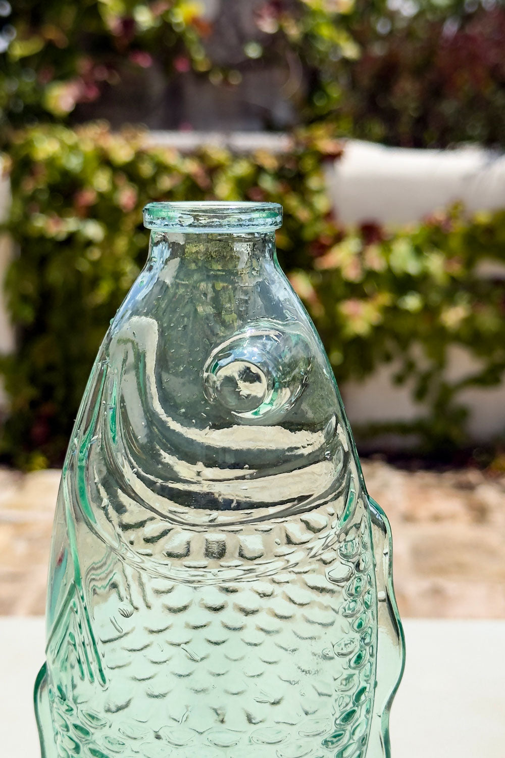 Boca Jarra De Cristal Diseño Pez Cristina Oria
