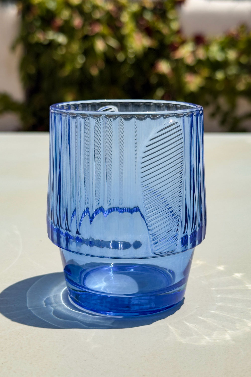 Solitario Set 4 Vasos De Cristal Diseño Pez Cristina Oria