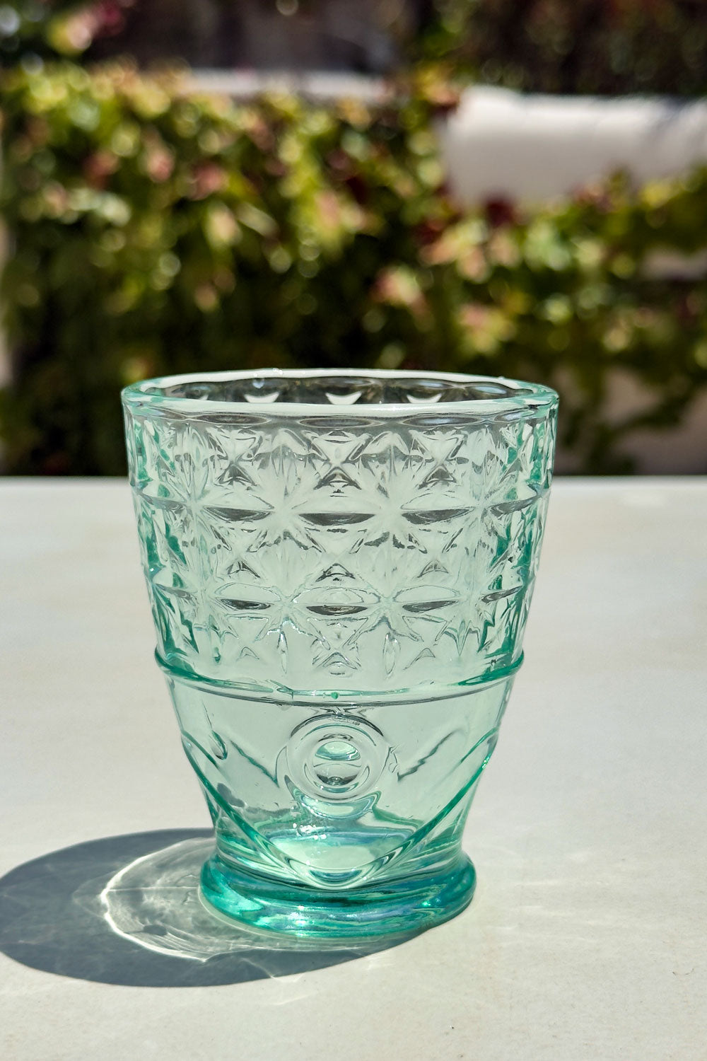 Pez Verde Cara Set 4 Vasos De Cristal Diseño Pez Cristina Oria
