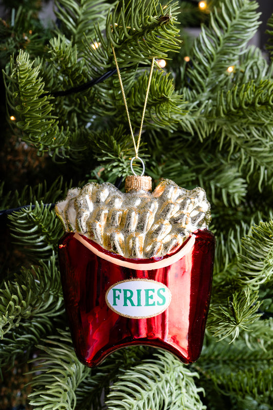 Adorno De Cristal Con Diseño De Patatas Fritas Cristina Oria