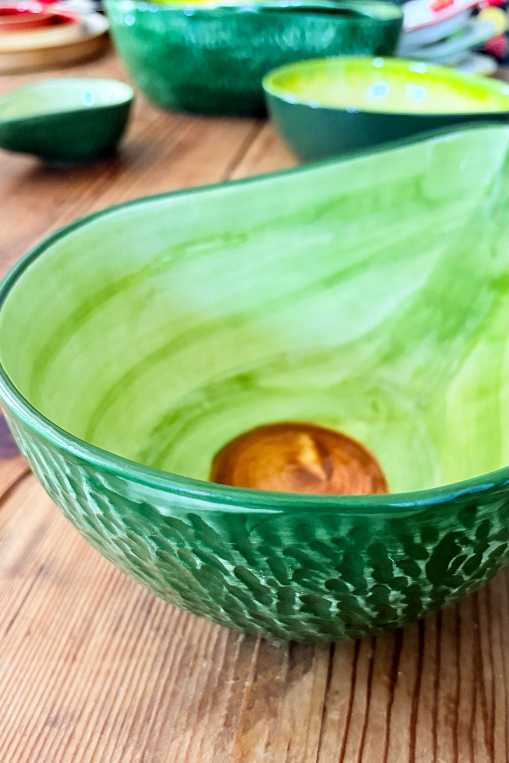Piel Cuenco Aguacate Grande Cristina Oria