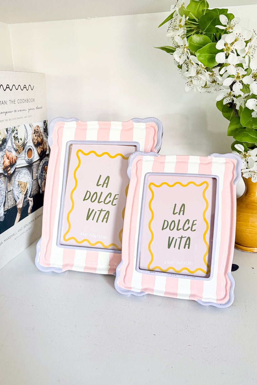 Detalles Rosa Marco De Fotos Diseño "Dolce Vita" Grande Cristina Oria
