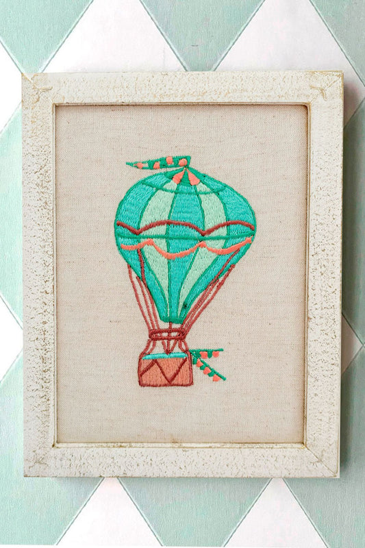 Tableau pour enfant montgolfière