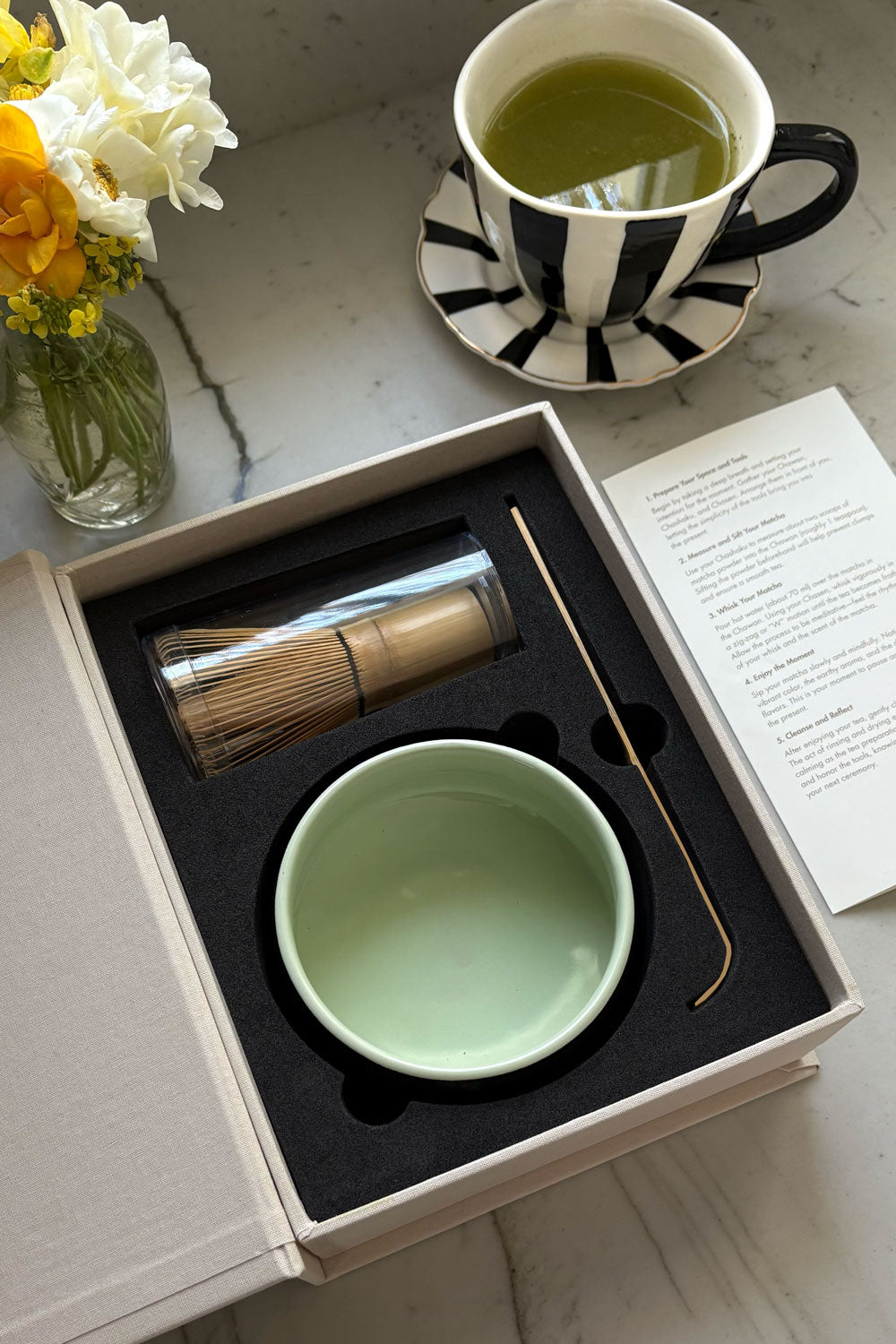 Cofret à thé Matcha