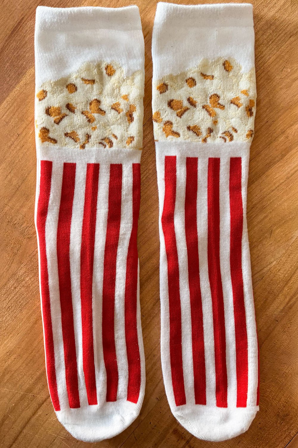 Detalle Calcetines Diseño Fast Food Palomitas Cristina Oria