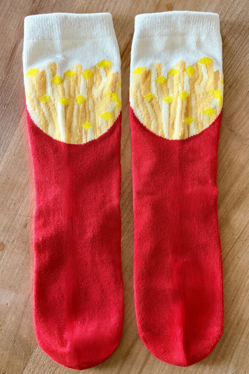 Detalle Calcetines Diseño Fast Food Patatas Fritas Cristina Oria