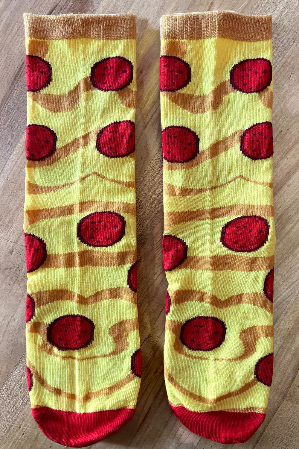 Detalle Calcetines Diseño Fast Food Pizza Cristina Oria