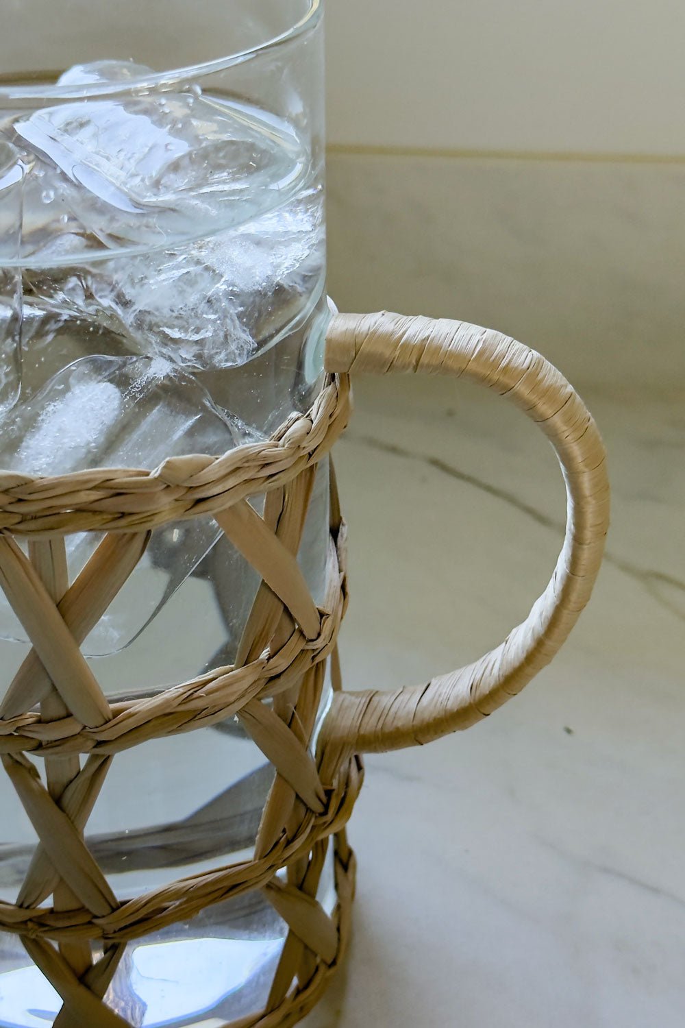 Asa Jarra Fibra Natural Diseño Menorca Cristina Oria