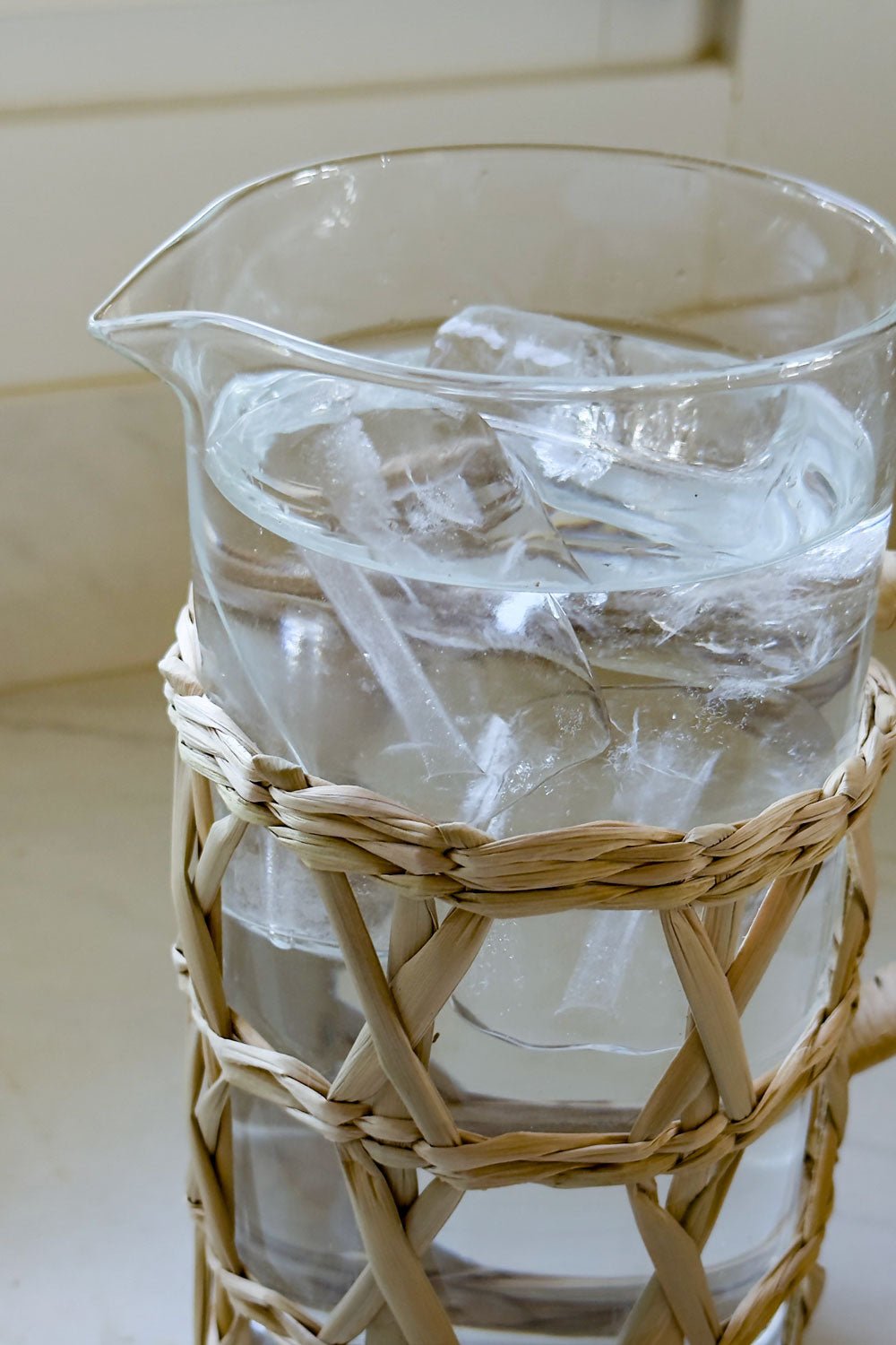 Hielo Jarra Fibra Natural Diseño Menorca Cristina Oria