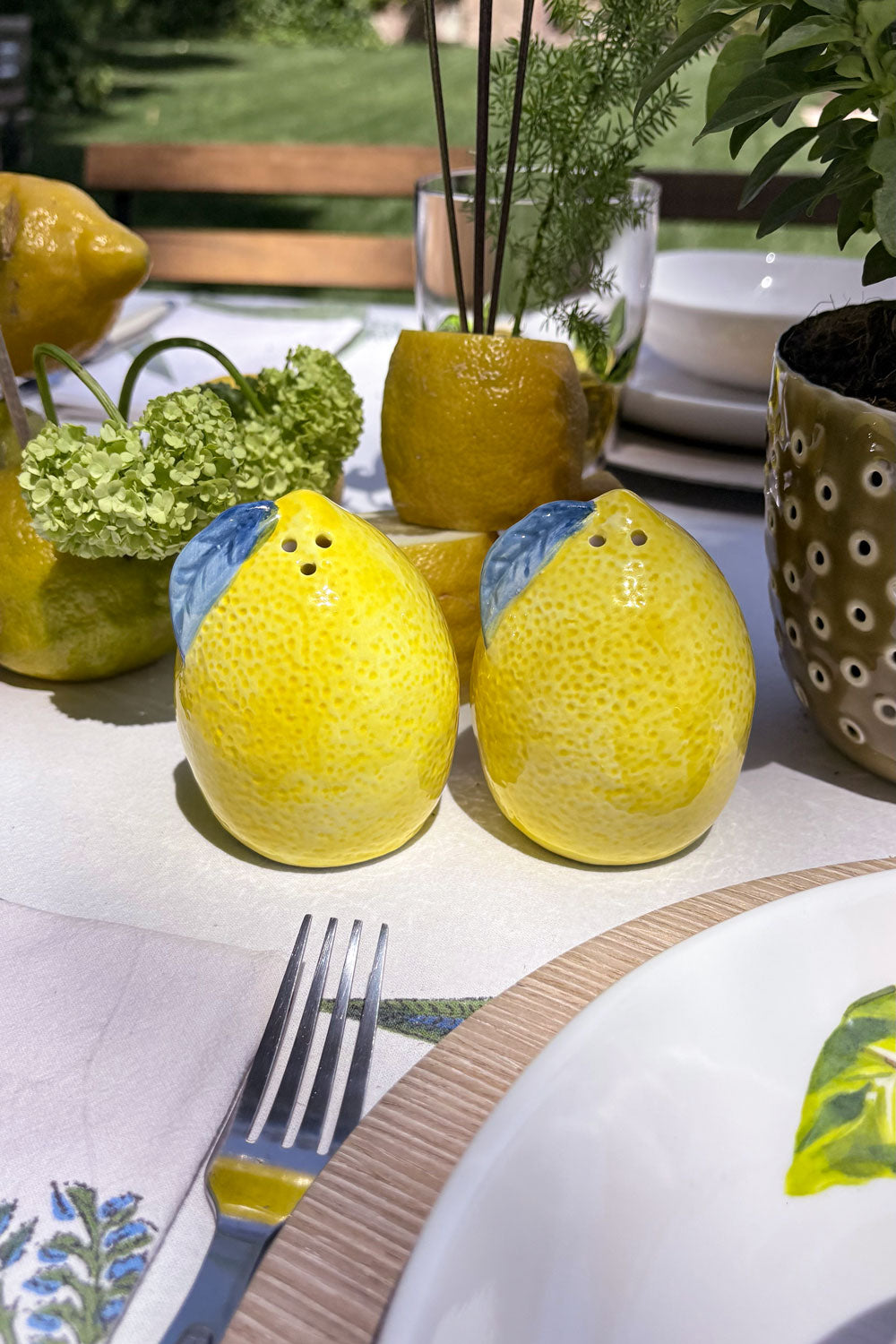 Set Salero & Pimentero Diseño Limones Cristina Oria