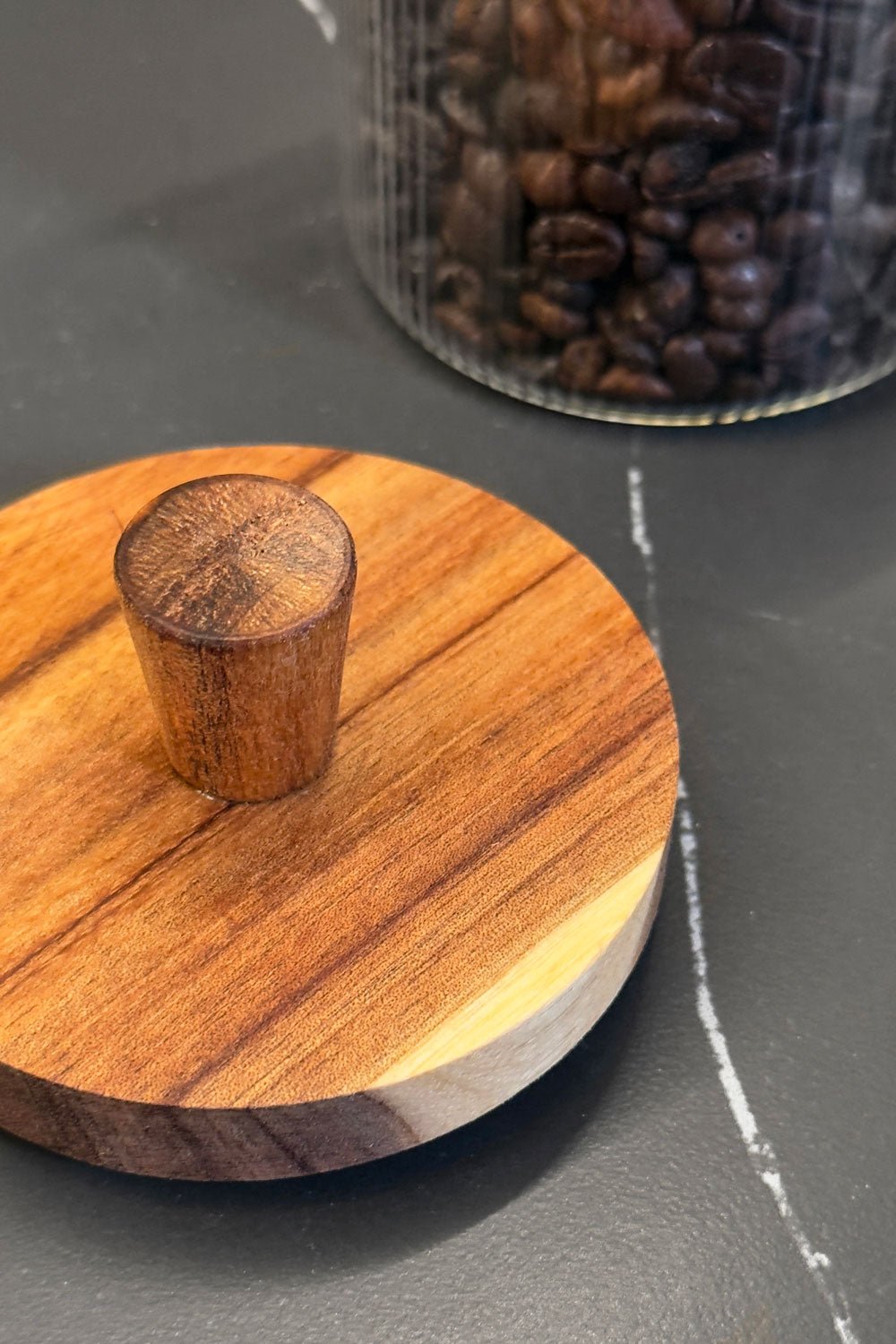 Tapa Tarro De Cristal Con Cuchara De Madera Cristina Oria