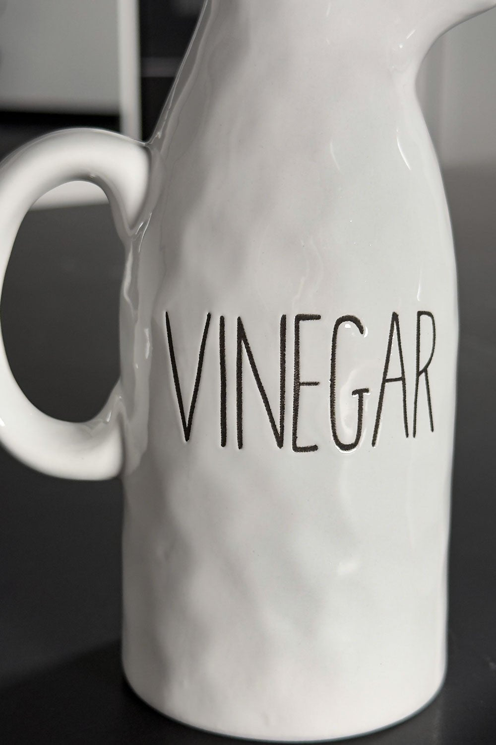 Vinagre Detalles Set Aceitera & Vinagrera De Porcelana Blanca Cristina Oria