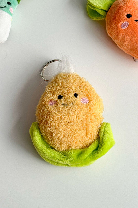 Llavero Peluches Verduras Kawaii Maiz Cristina Oria 