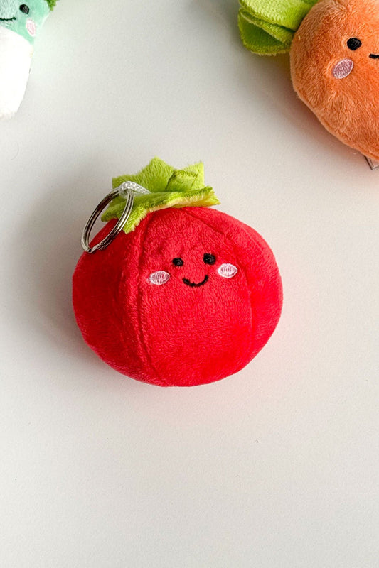 Llavero Peluches Verduras Kawaii Tomate Cristina Oria 