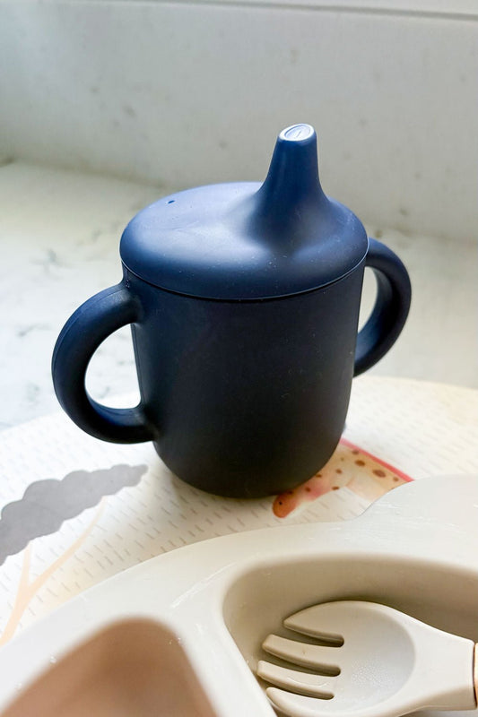 Vaso Aprendiz De Silicona Azul Cristina Oria 