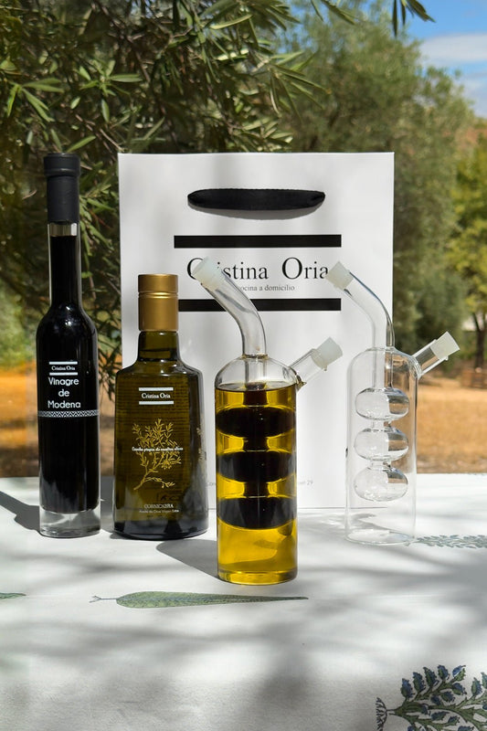 Bolsa Aceite Cornicabra & Aceitera Y Vinagrera Cristina Oria 