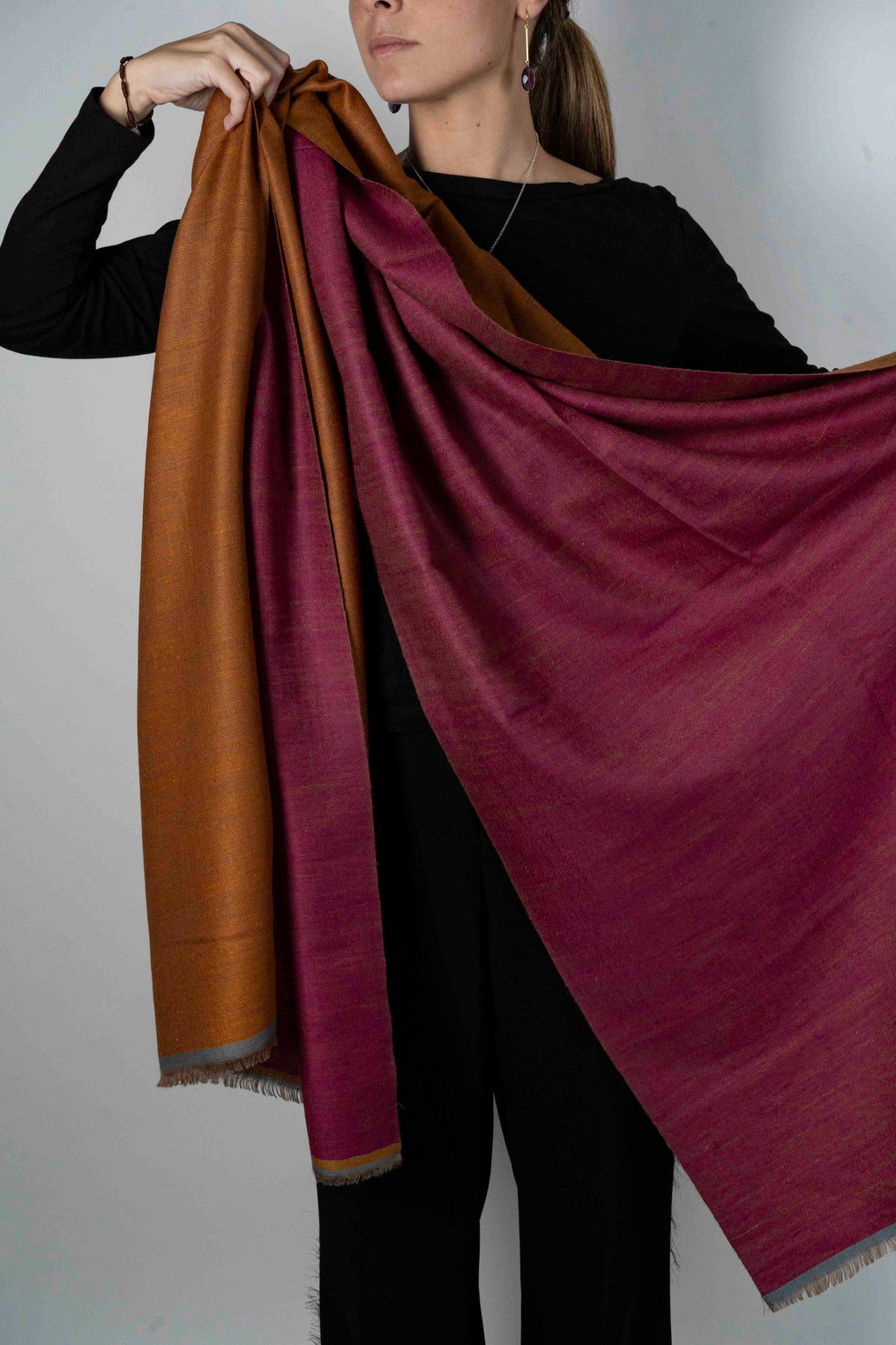 Pashmina Doble Color