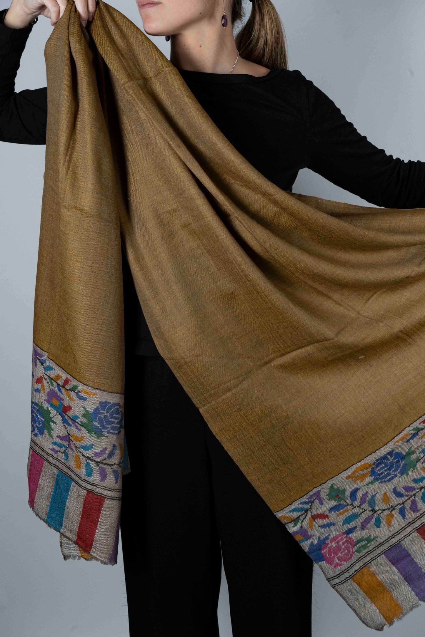 Pashmina Con Diseño Multicolor