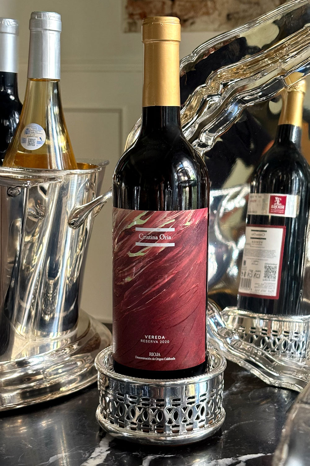 Detalles Posa Botellas De Plata Co Cristina Oria