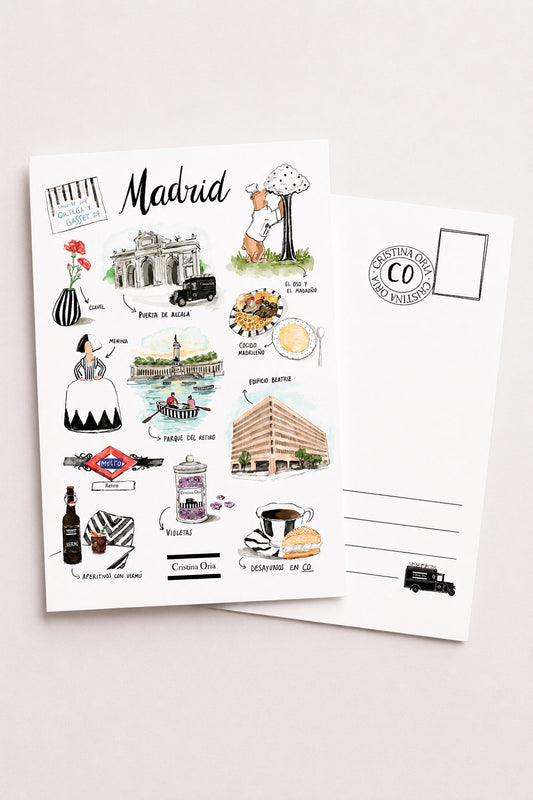 Postal Especial Madrid Cristina Oria 