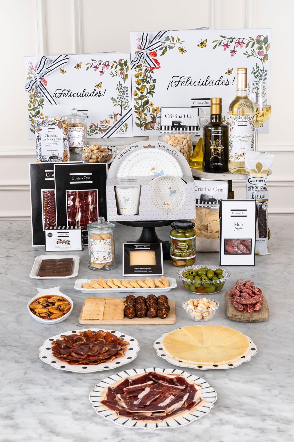 Caja Recién Mamá Festín Gourmet & Vajilla Infantil CO Ocas
