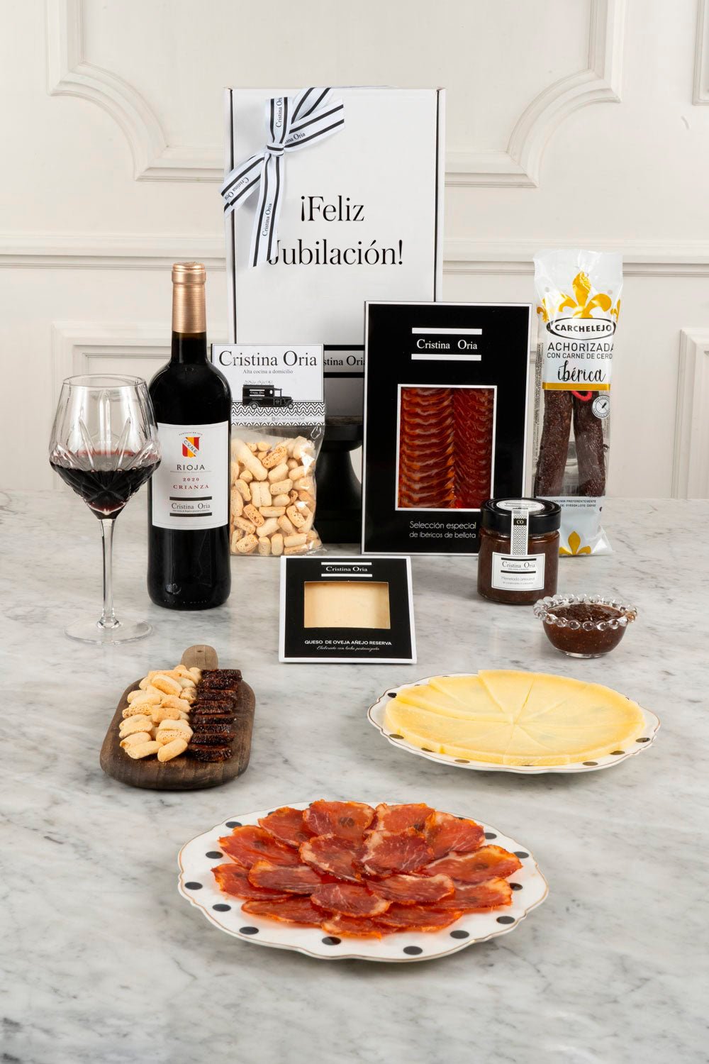 Caja Picoteo Gourmet Especial Jubilación Cristina Oria 