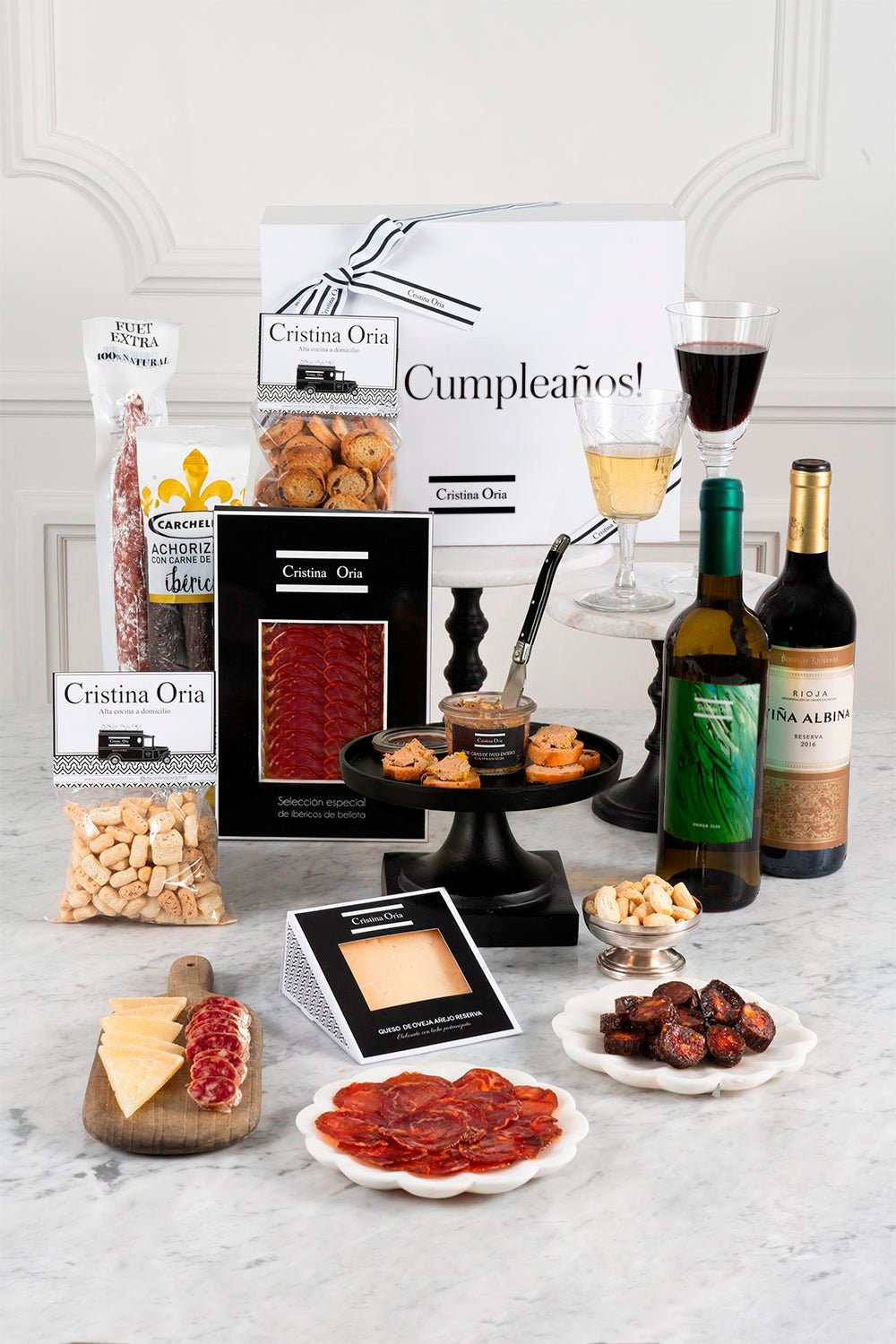 Caja Foie Gras Y Aperitivo Especial Cumpleaños Cristina Oria 