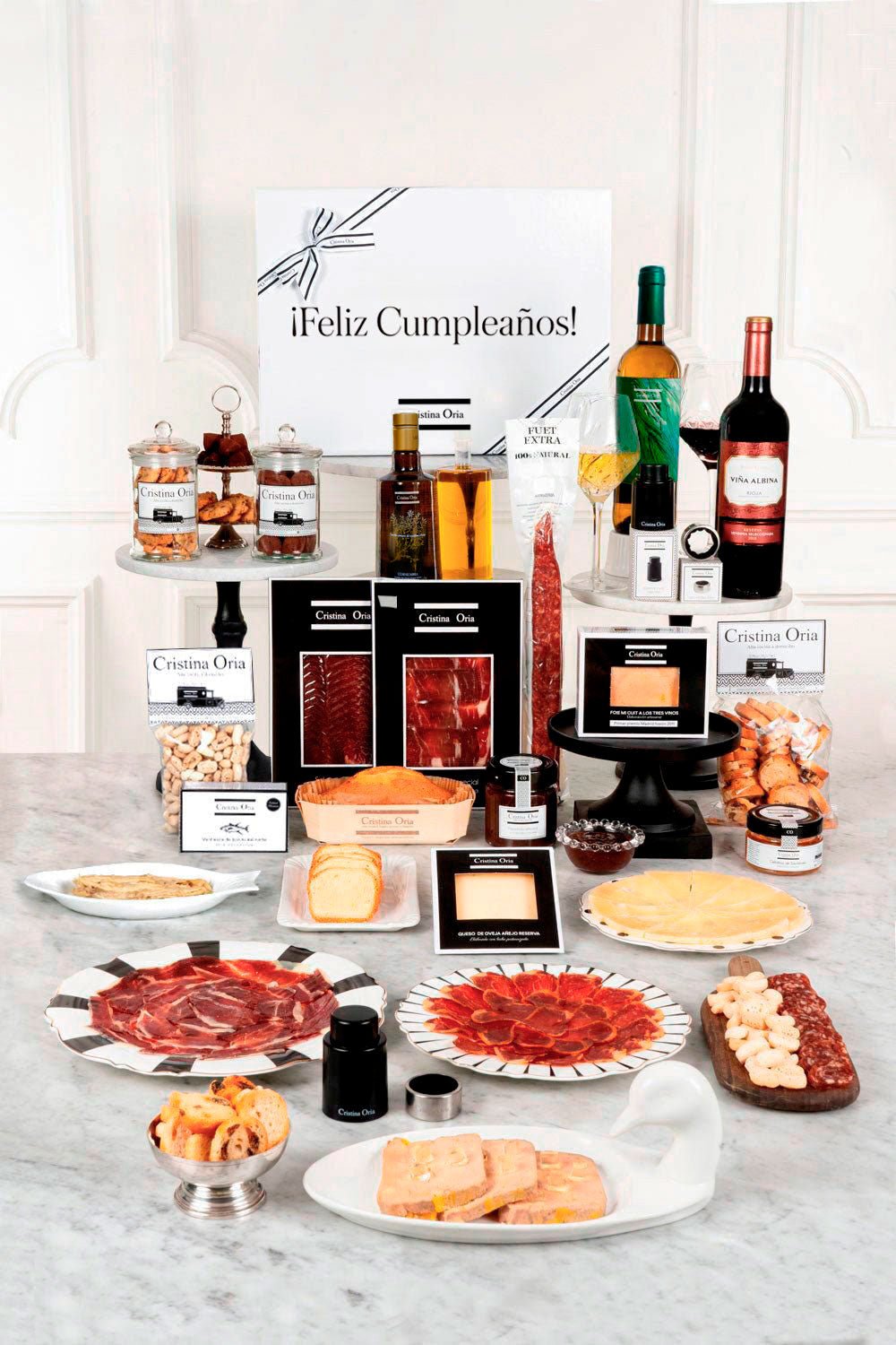 Caja Homenaje Gastro Especial Cumpleaños Cristina Oria 
