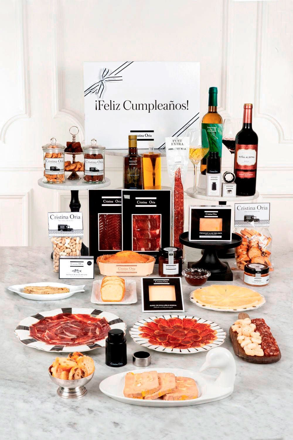 Caja Homenaje Gastro Especial Cumpleaños Cristina Oria 