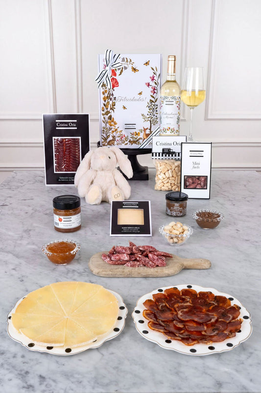 Caja Recién Mamá Picoteo Gourmet  & Conejo Blanco CO