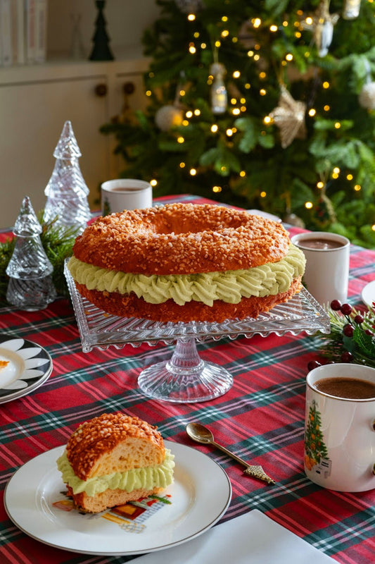 Roscón Con Cema de Pistacho CO 500 G Cristina Oria 