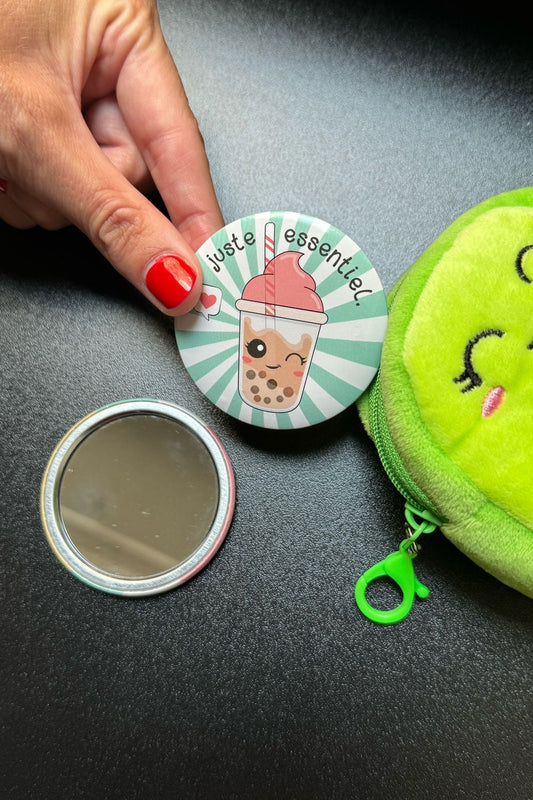 Espejo De Bolsillo Kawaii Smoothie Cristina Oria
