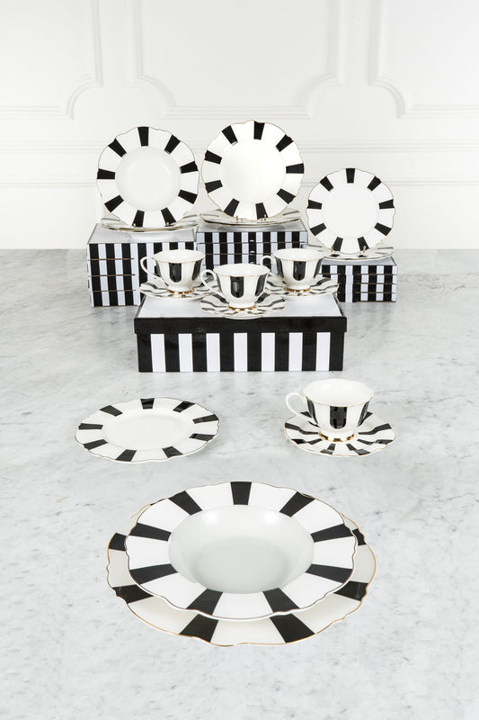 Vajilla CO Rayas & Tazas Cristina Oria 