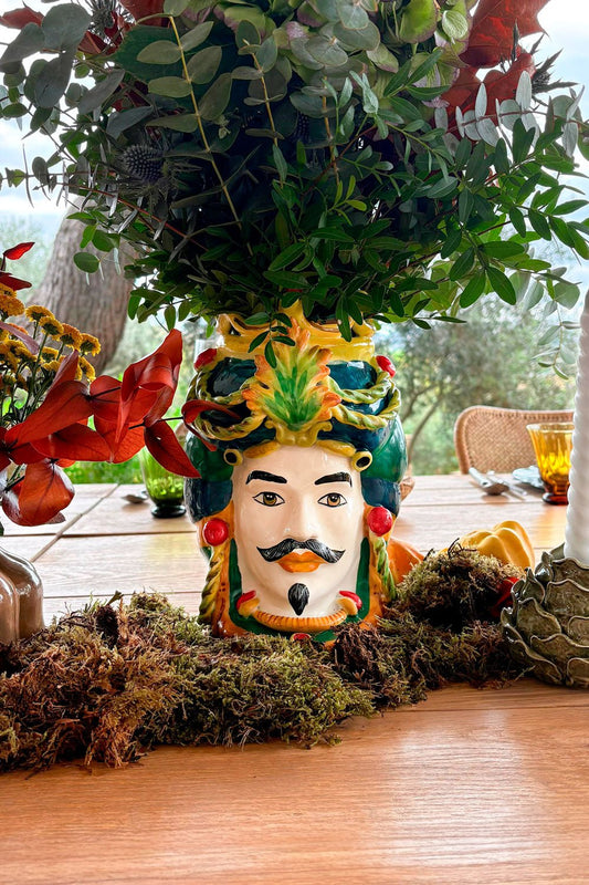 Jarrón Busto Diseño Siciliano