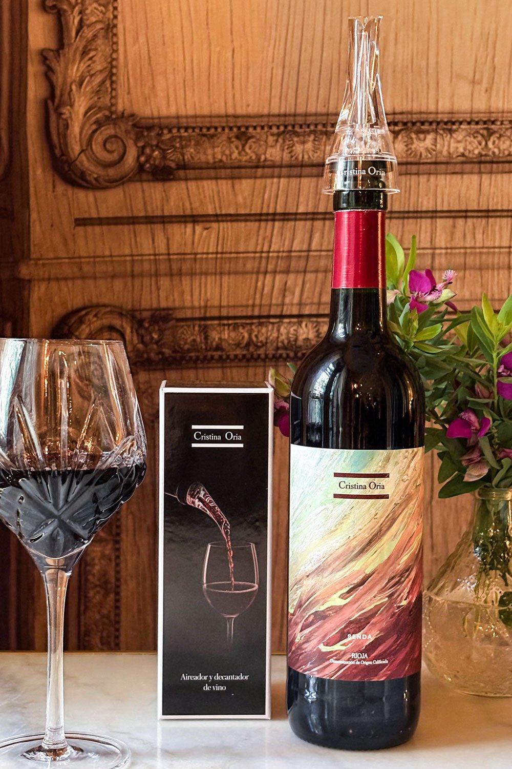 Airejador e Decantador de Vinho CO