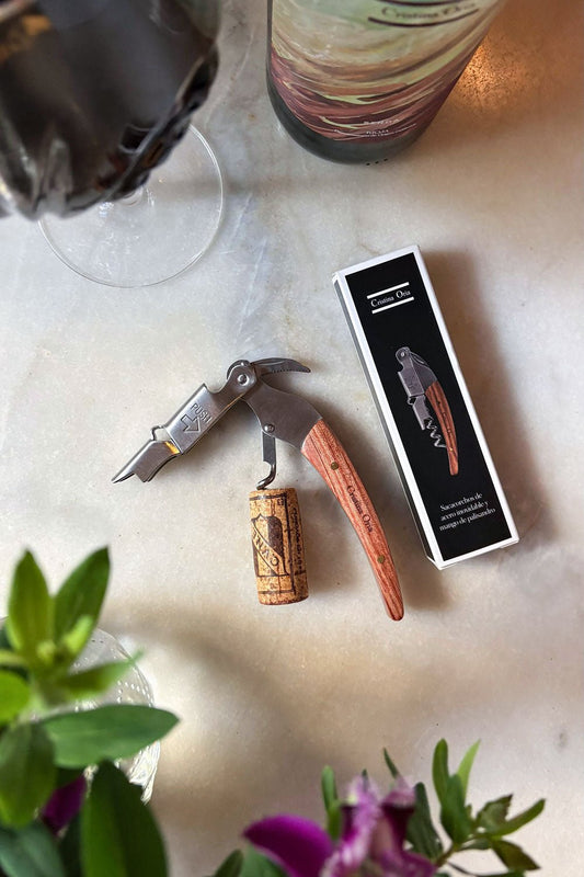 Saca-rolhas Manual de Vinho com Cabo de Palissandro CO