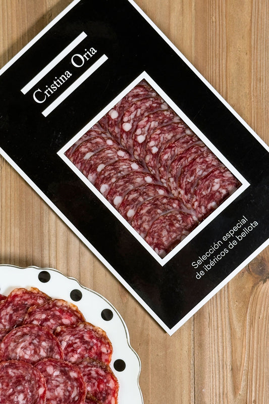 Salchichón Ibérico De Bellota Al Vacío 80 G Cristina Oria