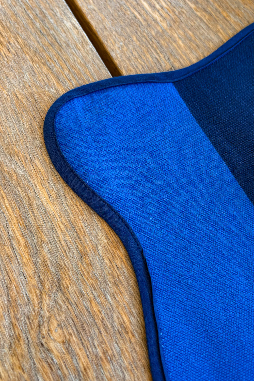 Punta Servilleta Rayas Azul Oscuro & Azul Claro Cristina Oria