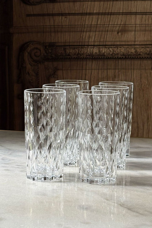 Set 6 Vasos Altos Diseño Lumiére Cristina Oria 